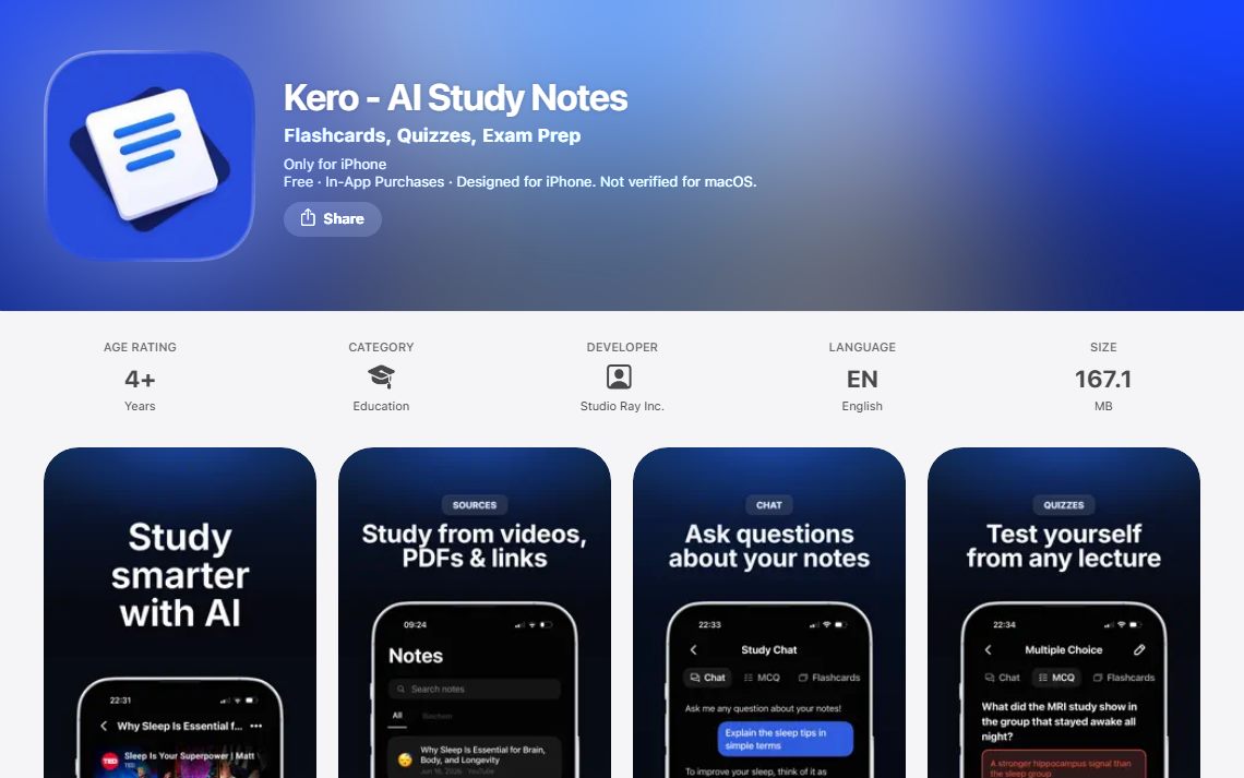 Kero AI — Study Notes